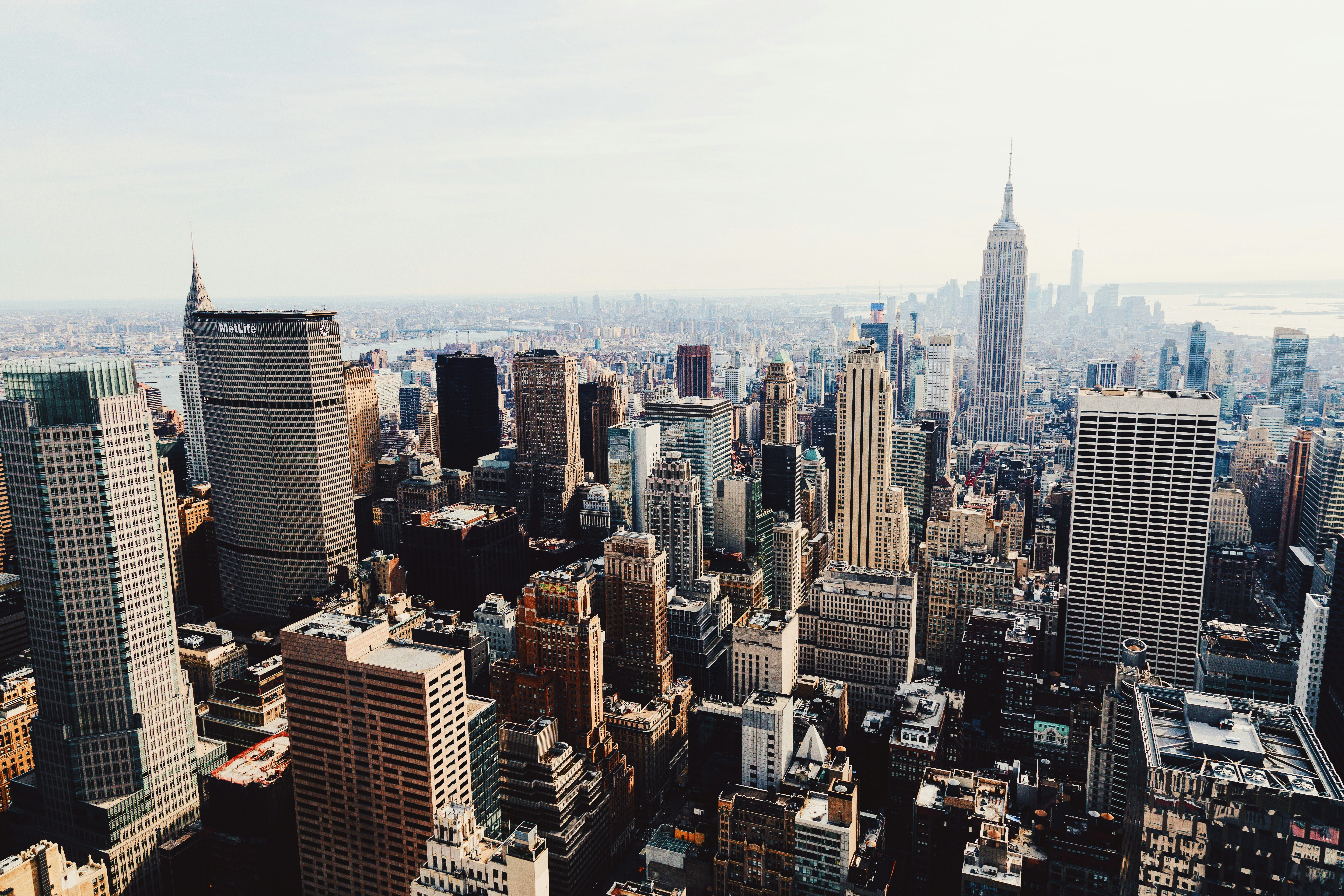 aerial view of city during daytime